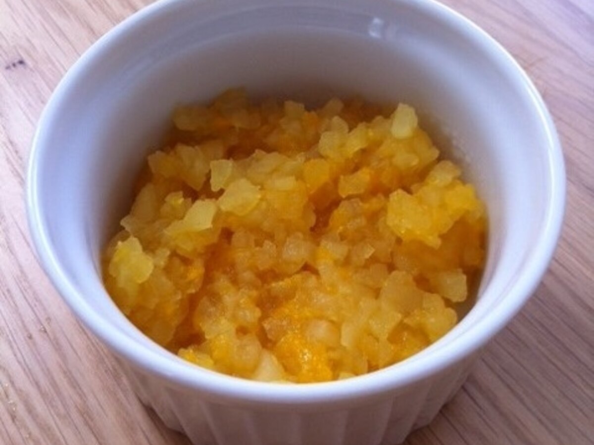 離乳食中期 リンゴ みかんのレンジ煮 レシピ 作り方 By も る す け 楽天レシピ 離乳食中期 リンゴ みかんのレンジ煮 レシピ 作り方 By も る す け 楽天レシピ
